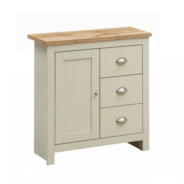 Timber Art Design Lisbon 1 Door 3 Drawer Storage Cabinet Sideboard