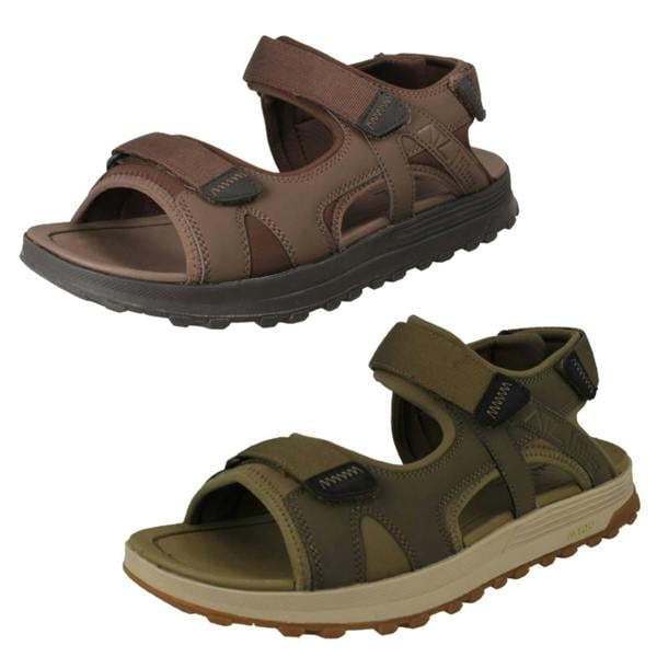Clarks Mens Clarks Adjustable Mimic Grip Sole Sandals ATL Trek Sun