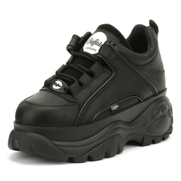 Buffalo London 1339-14 Womens Black Trainers