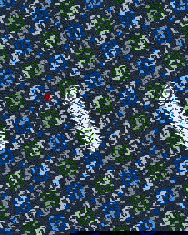 Lambretta Mens All Over Geometric Smart Classic Retro T-Shirt