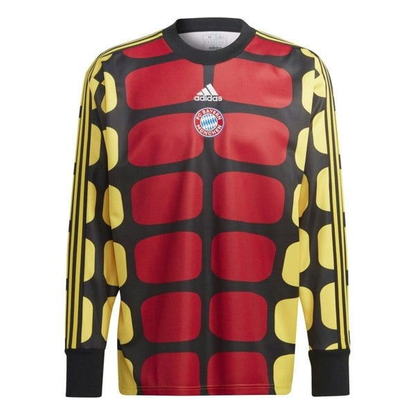 Adidas Mens FC Bayern Munich Goalkeeper Jersey - Red/Yellow/Black