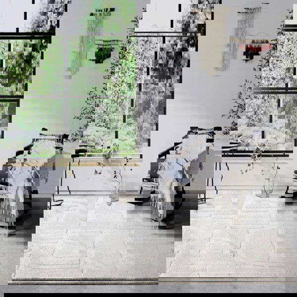 The Rugs Hand-Woven Wool Rug - Elegant Abstract Designs