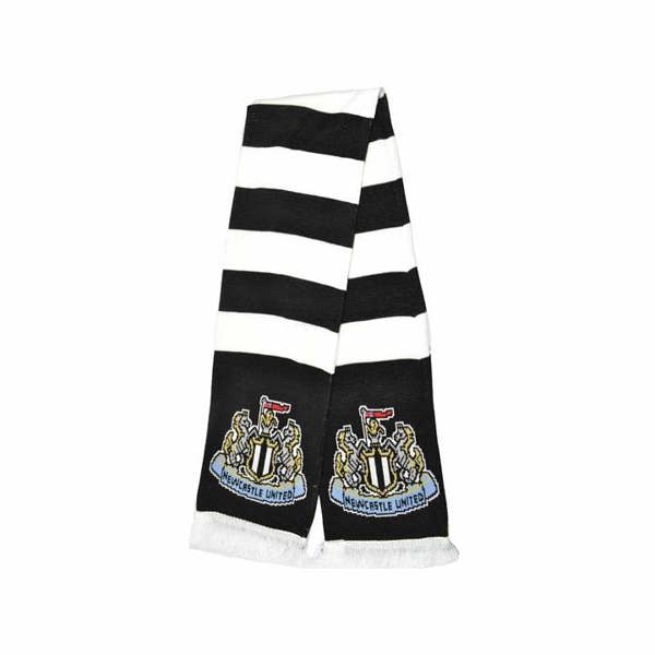 Newcastle United FC Text Bar Scarf, Clothing Accessories, Sports, Gift