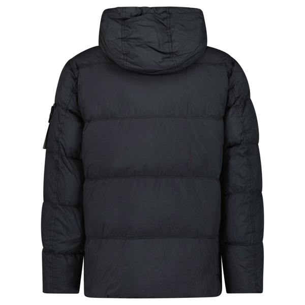 Stone Island Crinkle Reps NY Down Jacket Black - chancefashionco
