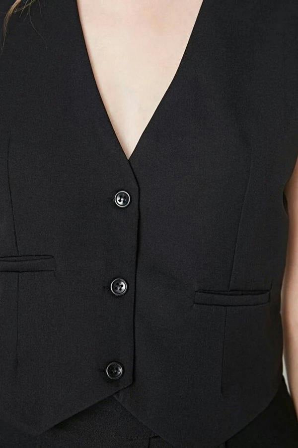 WOVCOR Woven Crop Vest