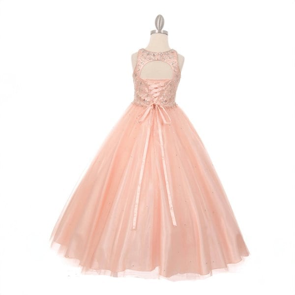 back of a full length princess-style dress