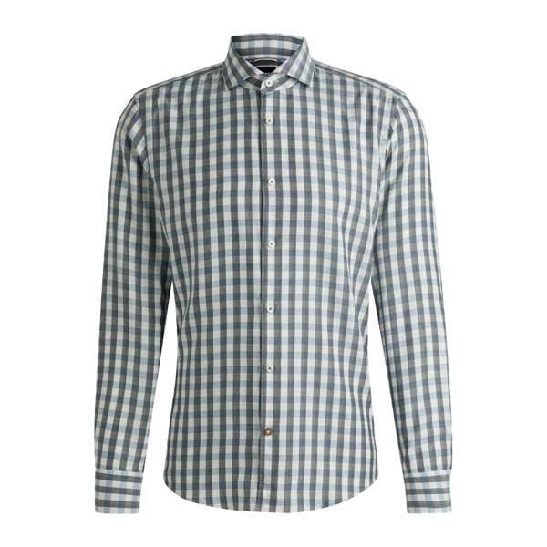Boss Mens C-Hal Casual Shirt - Blue
