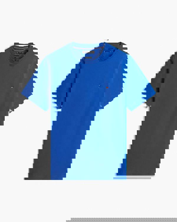 Tommy Hilfiger Essential Seasonal Regular Fit Solid Mens T-Shirt - Regal Blue