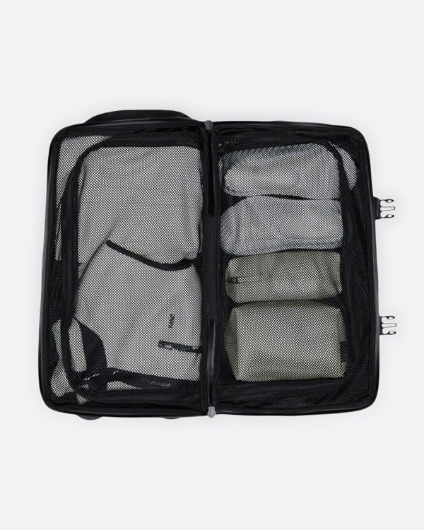 Rains Texel Cabin Bag - 01 Black - CHO - Designer Unisex Bags