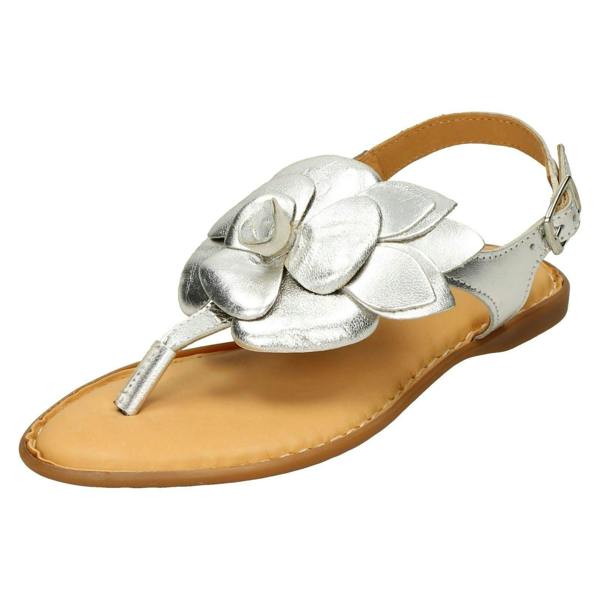 Leather Collection Ladies Leather Collection Toepost Sandals F00207