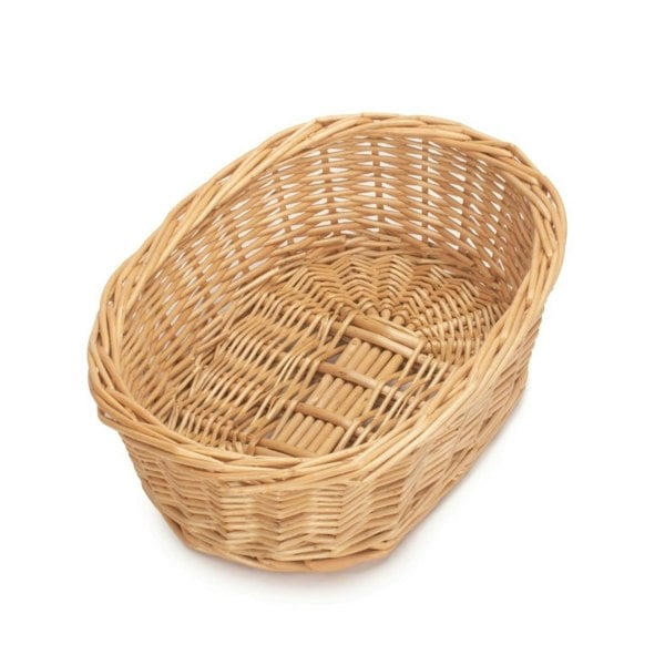 Oval Wicker Tray