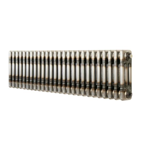 Monstershop Traditional 3 Column Radiator - 300 x 1190mm - Raw Metal