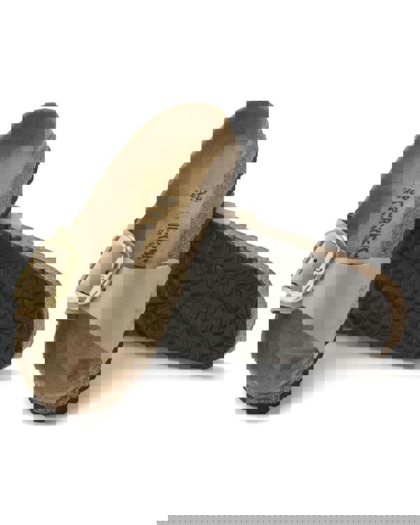 Birkenstock Madrid Big Buckle Womens Nubuck Leather Sandals - Sandcastle - CHO - Designer Womens Sandals