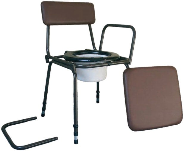 Aidapt Surrey Hgt Adjustable Commode Chair Detch Arms