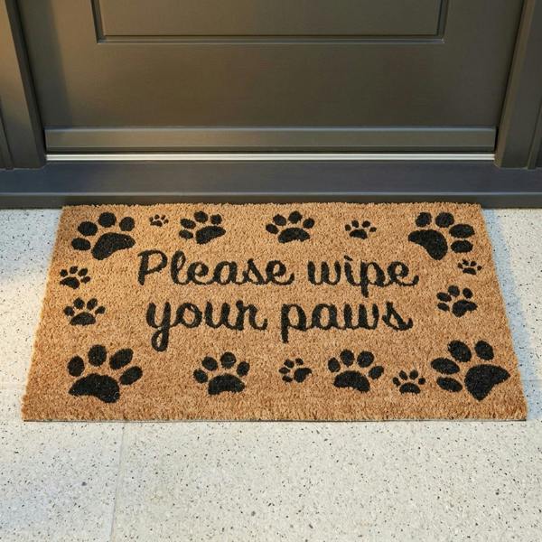 Garden Greatness Wipe Your Paws Natural Coir Doormat