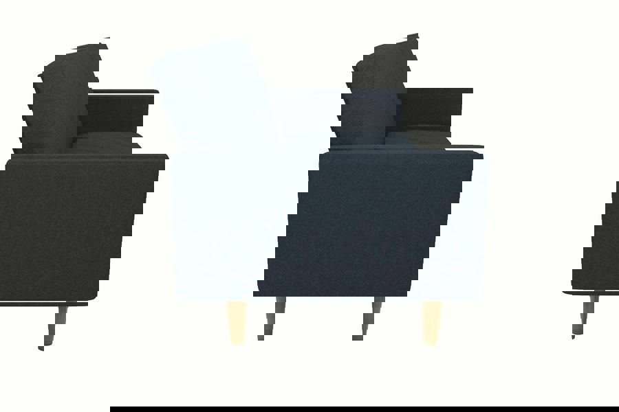 Dorel Home Paxson Clic Clac Sofa Bed in Navy Blue