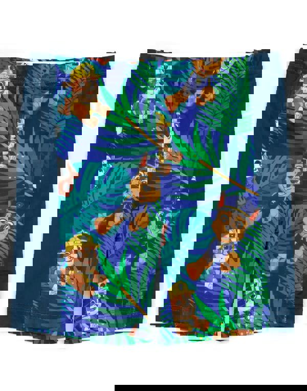 Paw Patrol Boys Blue Chase, Rubble & Marshall Placement Print 2 Piece Swim Set