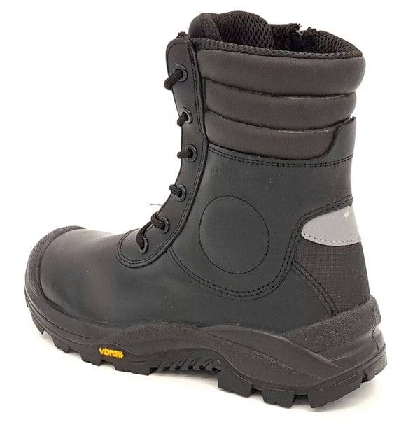 U-Power Leopard Leather Work Hi Leg Vibram Lace Up Toecap Midsole Work Boots
