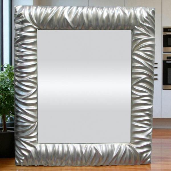 83CM SILVER WALL MIRROR