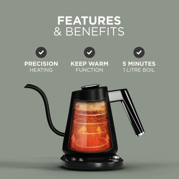 DMD Collective Gooseneck Kettle with Temperature Control