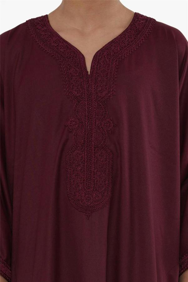 Infinity Leather Kid's Boys Moroccan Thobe Jubba Robe Eid Djellaba Gandoura - K-HM62
