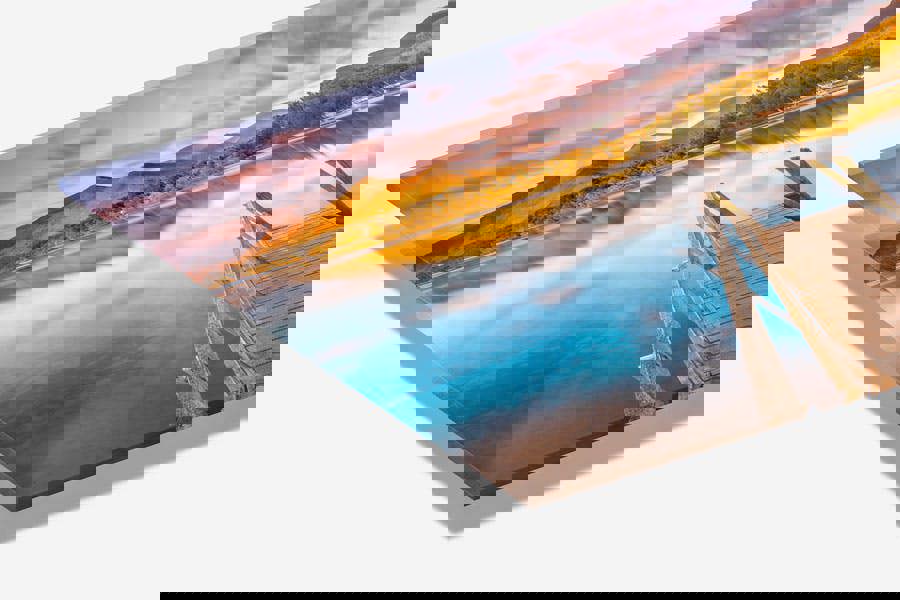 Acrylic photo print of photograph