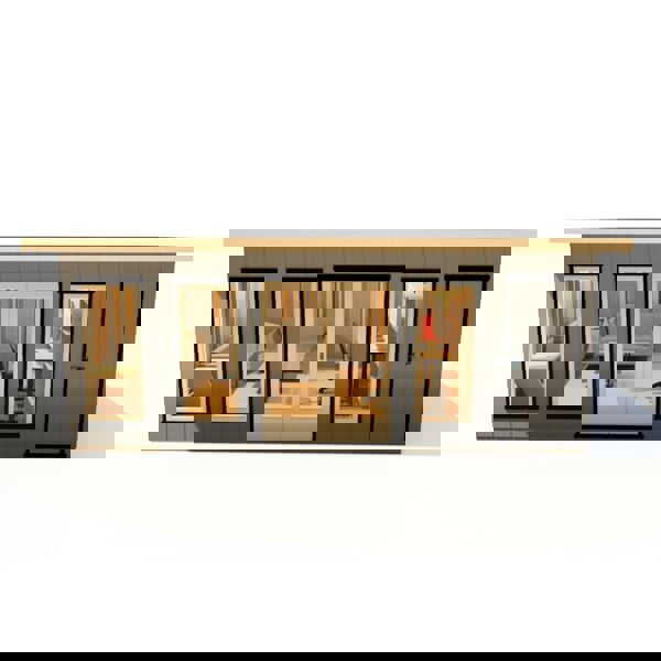 20x12 insulated Garden Studio Office and Store Pent Roof - Best Shed