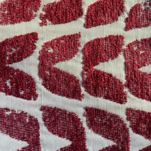 Wyld Haus Olinda Terracotta Red Patterned Fabric Upholstered Accent Armchair