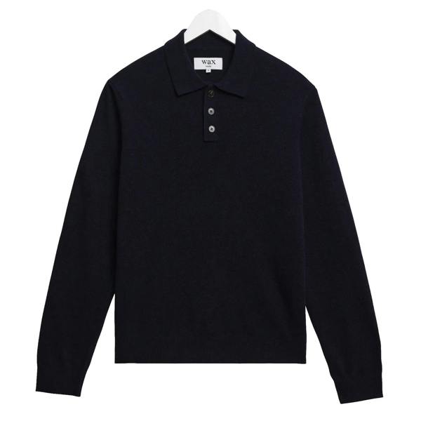 Wax London Lawrie Soft Merino Wool Polo