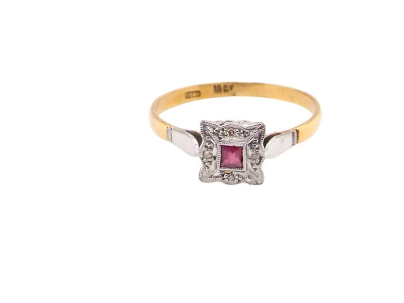 Vintage Tom A vintage Ruby and Diamond ring