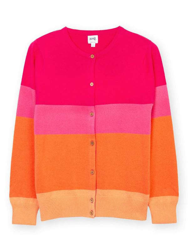 Kite Womens Organic Sandecotes Knit Cardigan Sunset