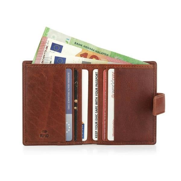 PRIMEHIDE Leather Credit Card Holder - Aldo Tuscan