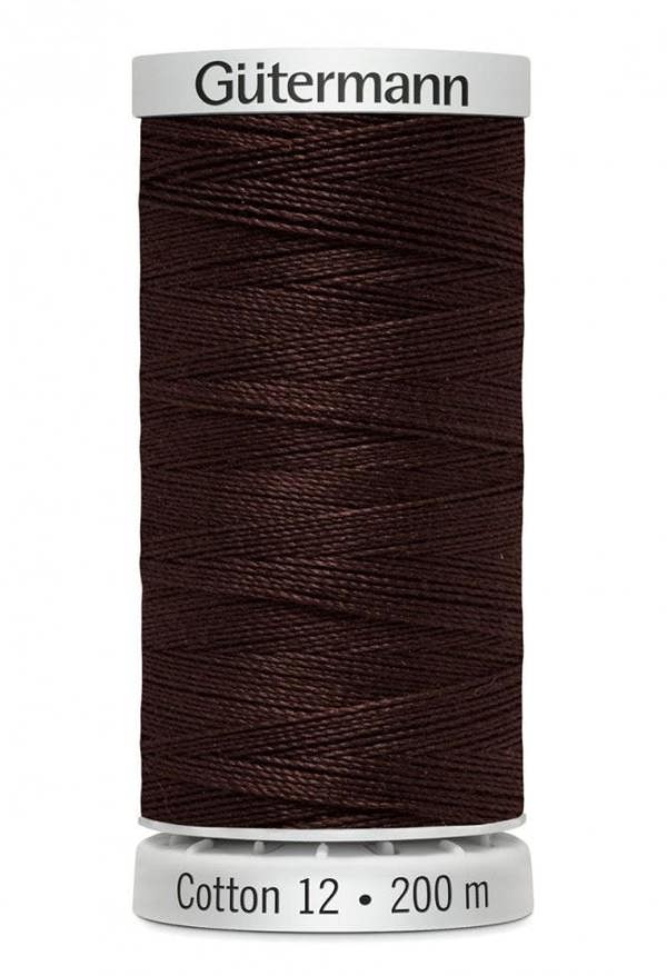 Gutermann No 12 Sulky Cotton Embroidery Thread 200m Cotton Thread Suitable For Embroidery