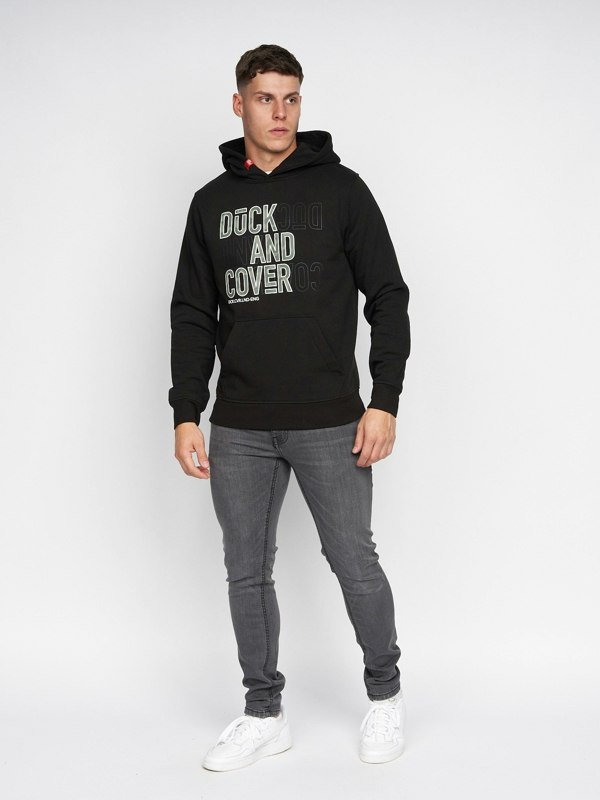 Duck and Cover Pecklar Hoodie - Black