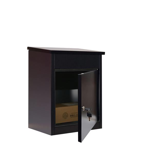 Phoenix Safe Phoenix Top Loading Parcel Box PB0581BK in Black with Key Lock with FREE Delivery