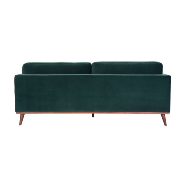 Mickey 3 Seat Sofa - Emerald Green