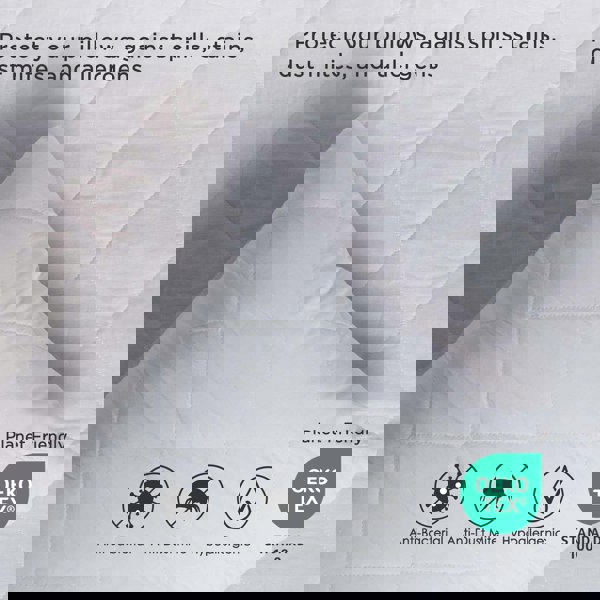 HOMESCAPES Quilted Pillow Protectors