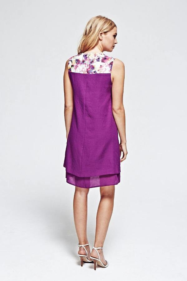HotSquash Chiffon Double Layered Dress