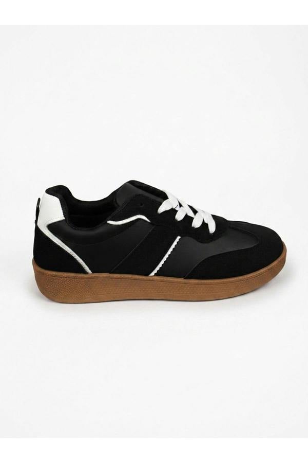 Saoirse Retro Style Trainers | colour:BLACK