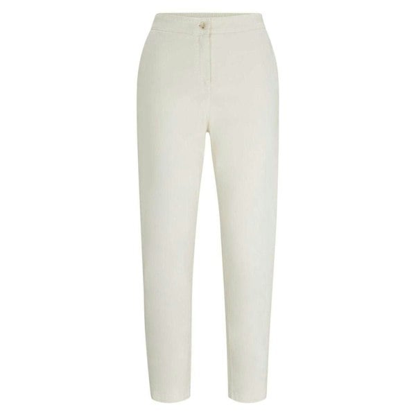 Boss Womens Tolinda-D Elasticated Waist Trousers - White