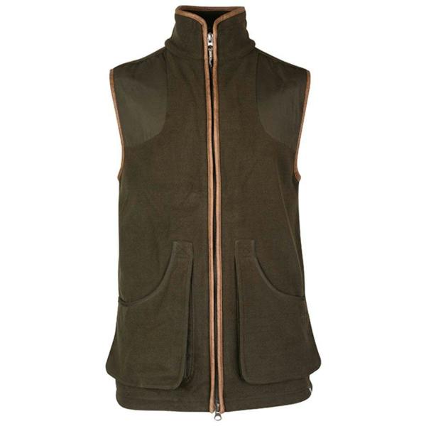 Olive Jack Pyke Shooters Gilet with reinforced cartridge pockets