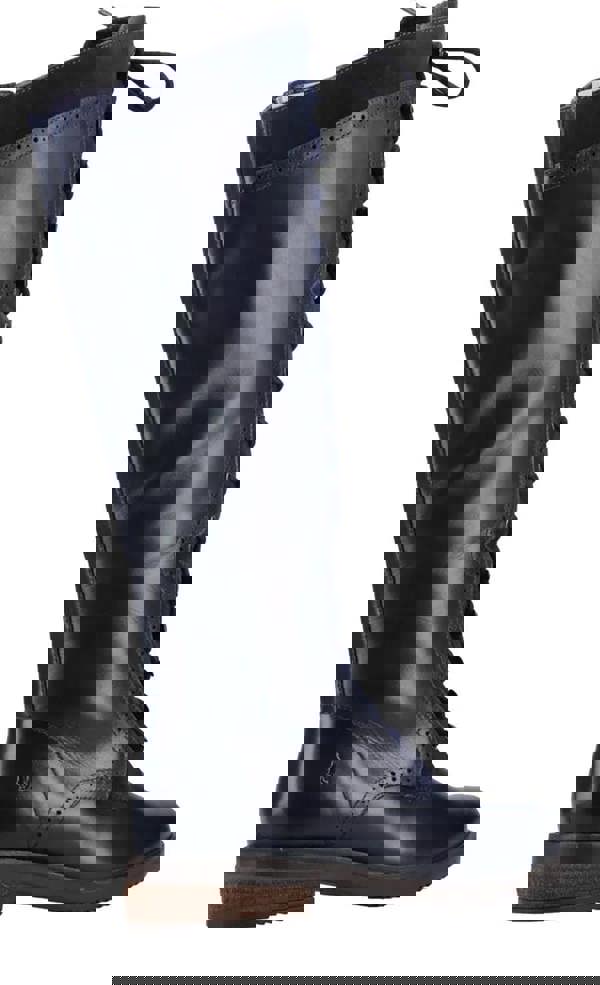 Hush Puppies Rudy Womens Tall Knee High Leg Zip Up Leather Boots