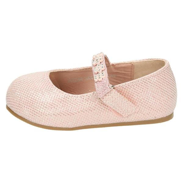 Savannah Girls Savannah Flat Ballerinas With Flower Diamante Trim
