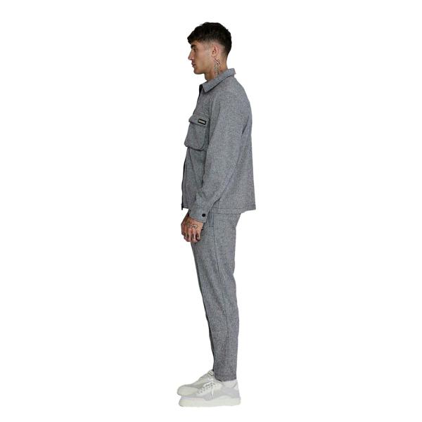 SikSilk Mens Overshirt - Grey - 