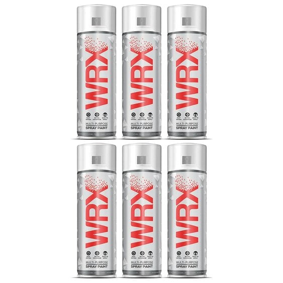 WRX 6X WRX Black Surface Primer Spray Paints 400ml