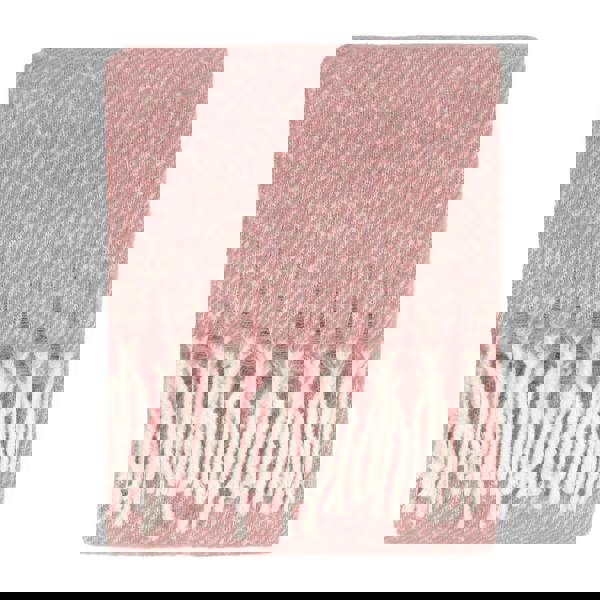 Wylder Isla Woven Tassel Throw - Pink/Heather