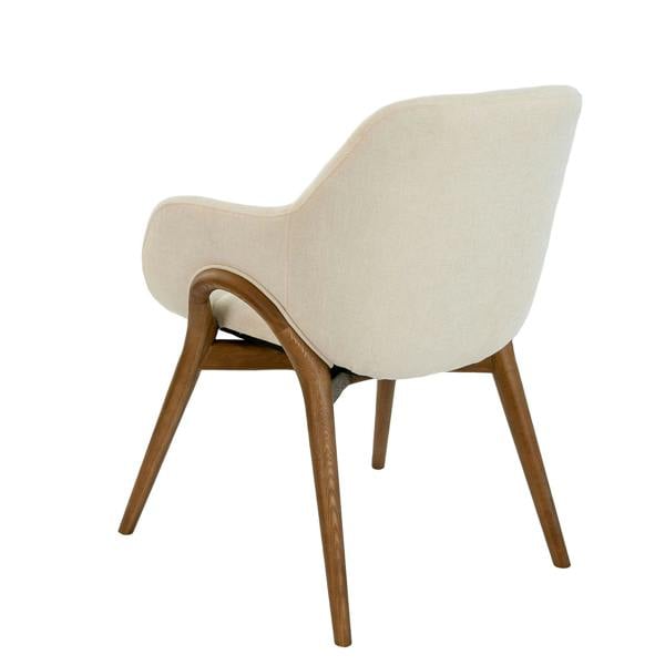 Angel Cerdá Beige fabric chair 4197