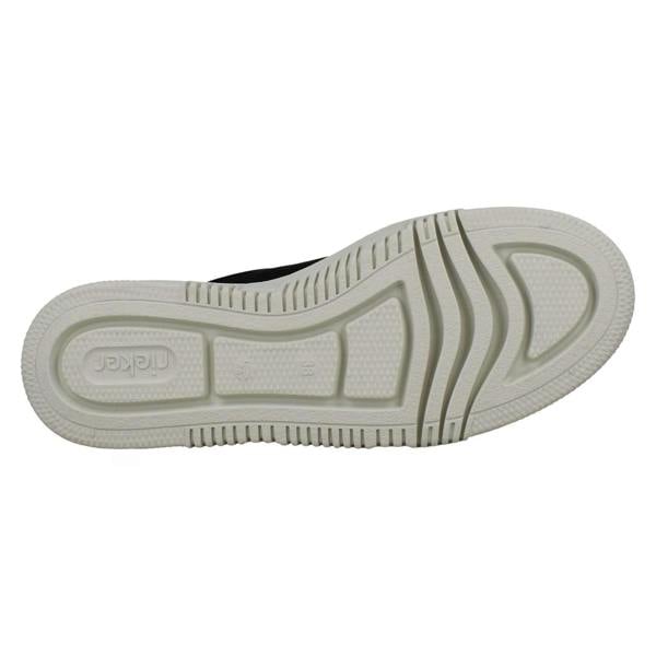 Rieker Ladies Rieker Textured Leather Platform Trainers M1912