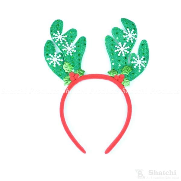 4 Pack Christmas Reindeer Antler Headbands for Adults and Kids Festive Fancy Dress Accessory image 6