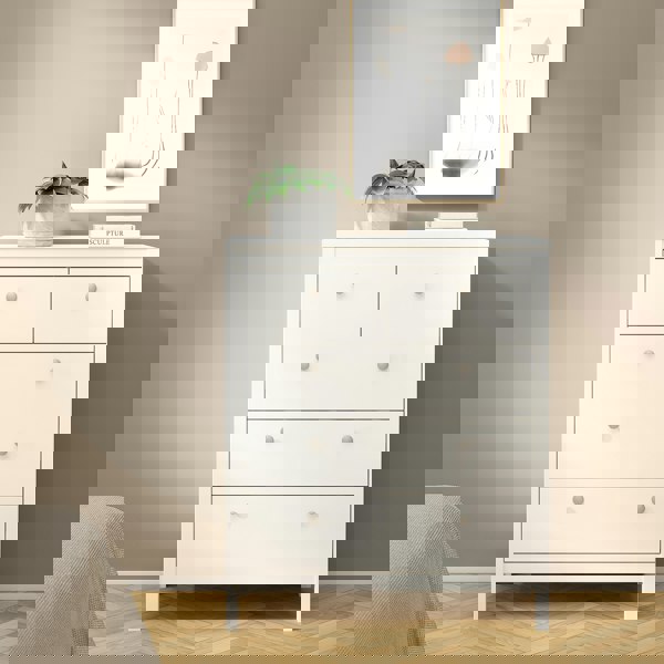 Furniture To Go Madrid Chest 3+2 drawers in White